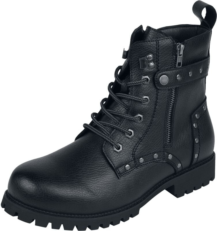 rock revival "Thunder Road" Biker Boot black by Rock Rebel by EMP
