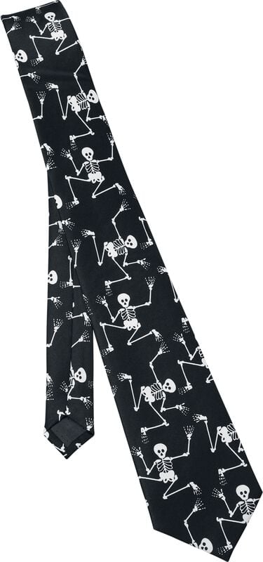 rock revival "Tie – Mexican Skeletons" Tie black by Rock Daddy