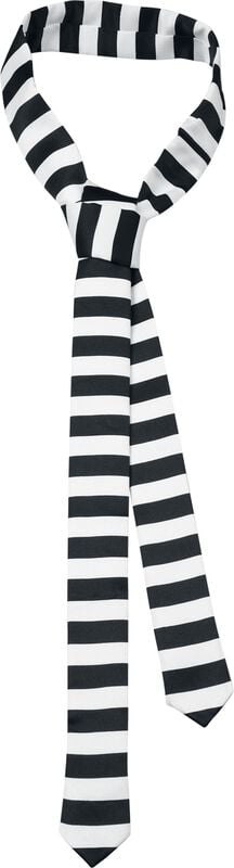 Rock Revival "Tie - Striped" Tie Black-white By Rock Daddy