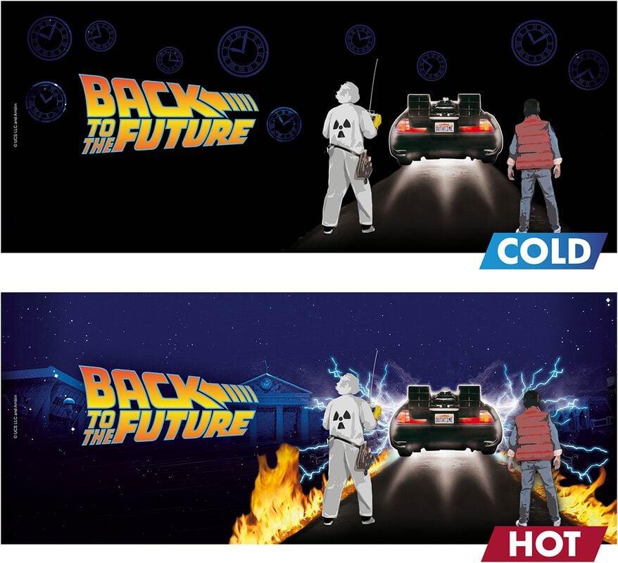 Rock Revival "Time Machine - Heat-Change Mug" Cup Multicolour By Back To The Future