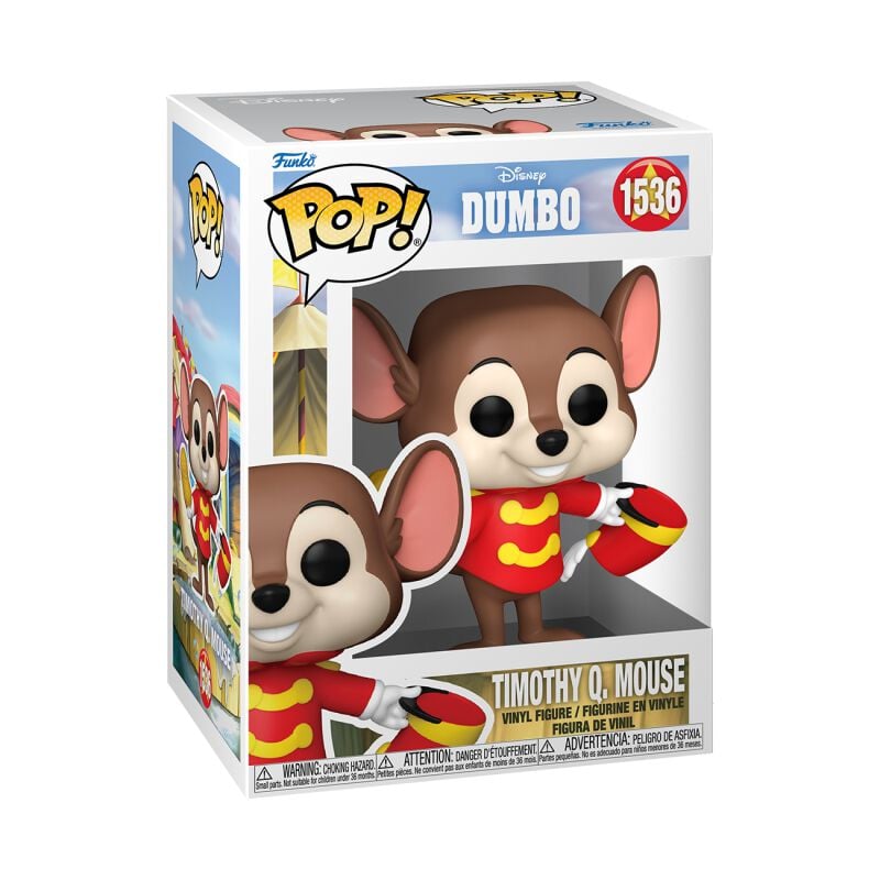 rock revival "Timothy Q. Mouse Vinyl Figurine 1536" Funko Pop multicolour by Dumbo