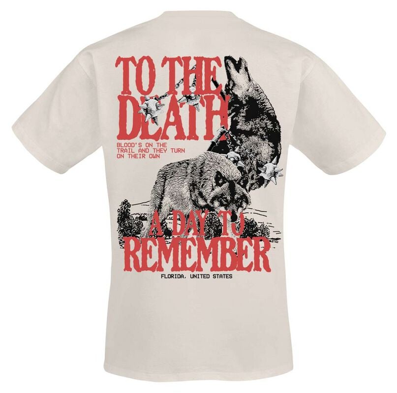 Rock Revival "To The Death" T-Shirt White By A Day To Remember