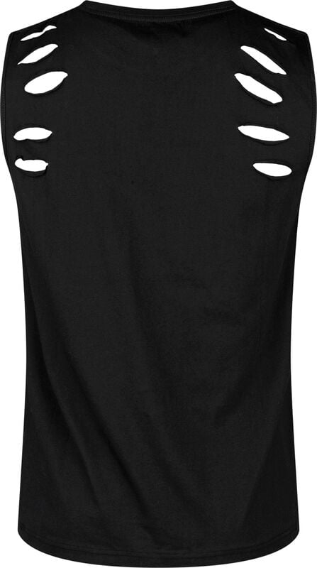 Rock Revival "Top With Skeleton Madonna Frontprint" Tanktop Black By Rock Rebel By EMP