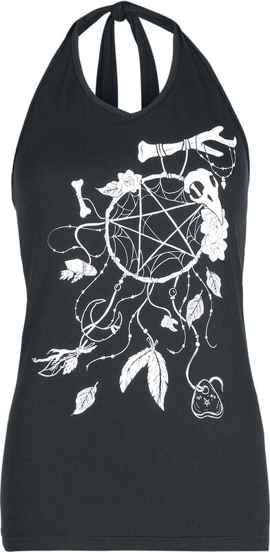 Rock Revival "Tops Double Pack" Halternecks Black By Gothicana By EMP