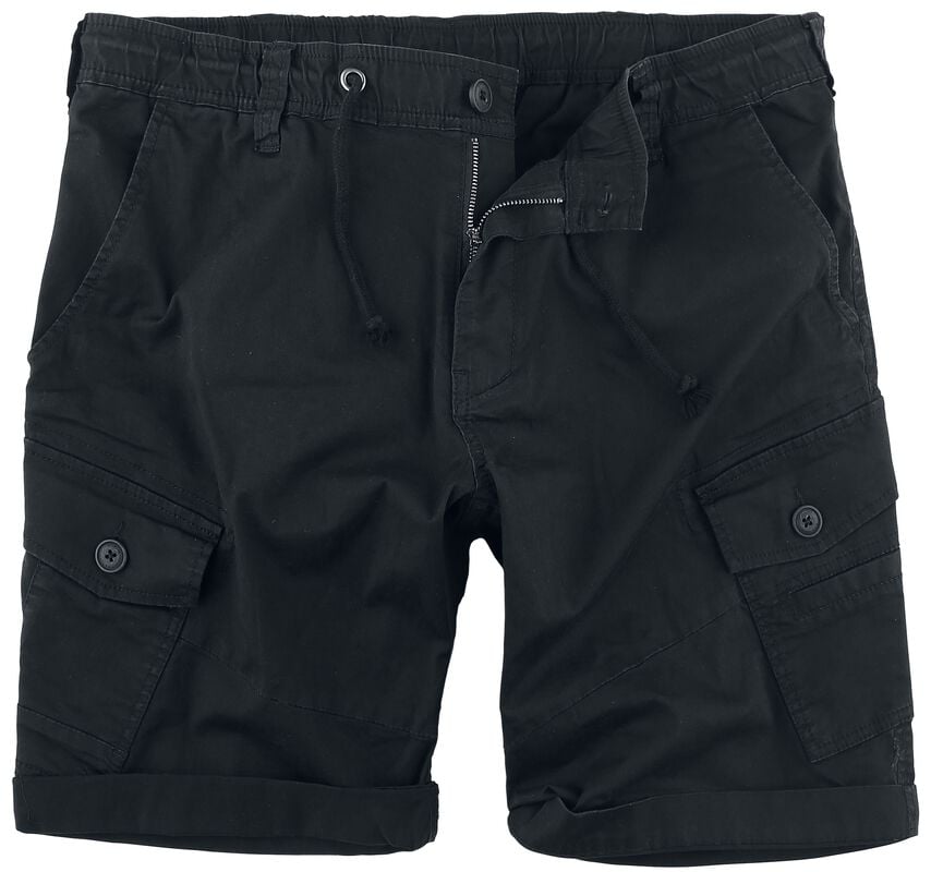 rock revival "Tray Vintage Shorts" Shorts black by Brandit