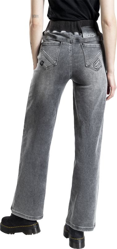Rock Revival "Trousers With Washed Effect" Jeans Grey By RED By EMP