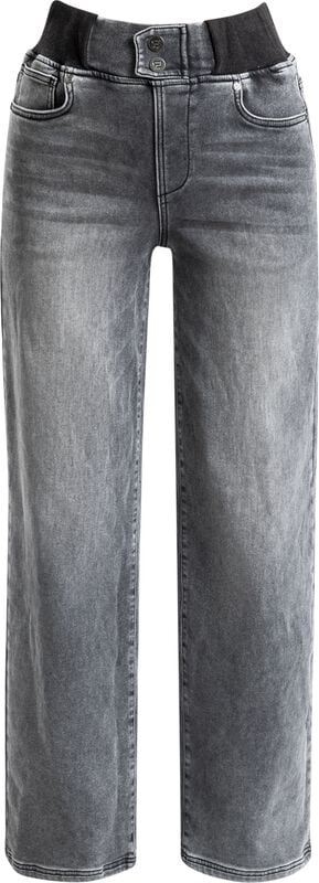 Rock Revival "Trousers With Washed Effect" Jeans Grey By RED By EMP