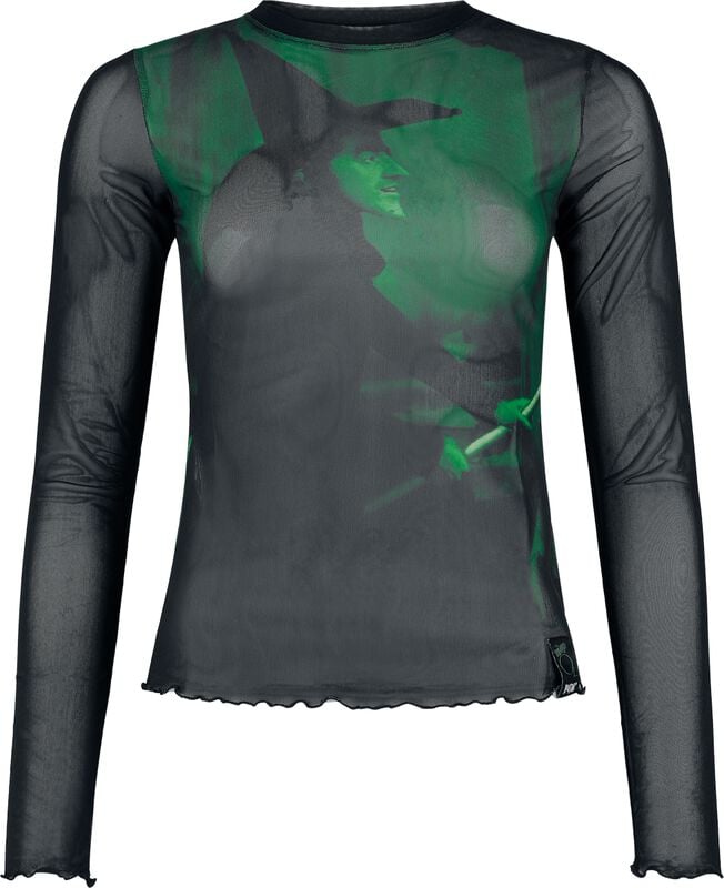 Rock Revival "Truly Wicked - Mesh Top" Long-sleeve Shirt Green By The Wizard Of Oz By Killstar