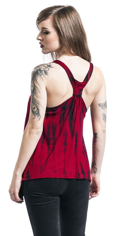 Rock Revival "Tye Knot Top Red Stripe" Top Red By Innocent