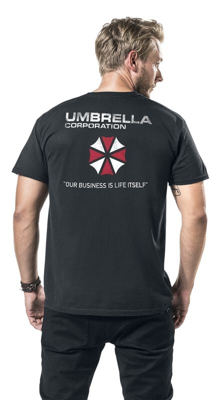 Rock Revival "Umbrella Co. - Our Business Is Life Itself" T-Shirt Black By Resident Evil