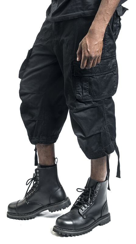 rock revival "Urban Legend 3/4 Shorts" Shorts black by Brandit