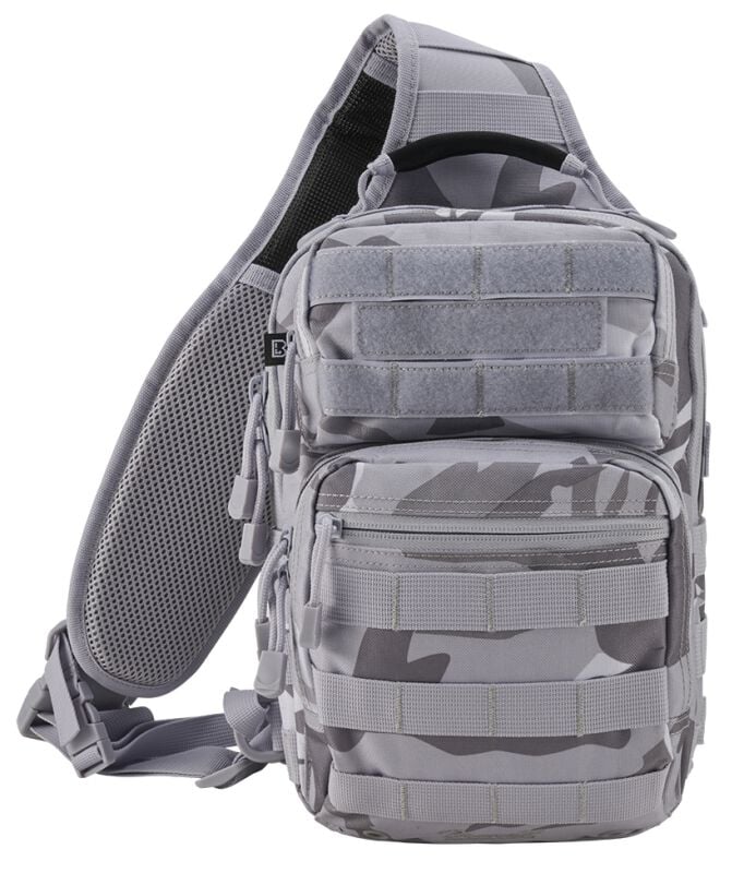 rock revival "US Cooper Sling Pack Medium Blizzard Camo" Backpack snow camo by Brandit