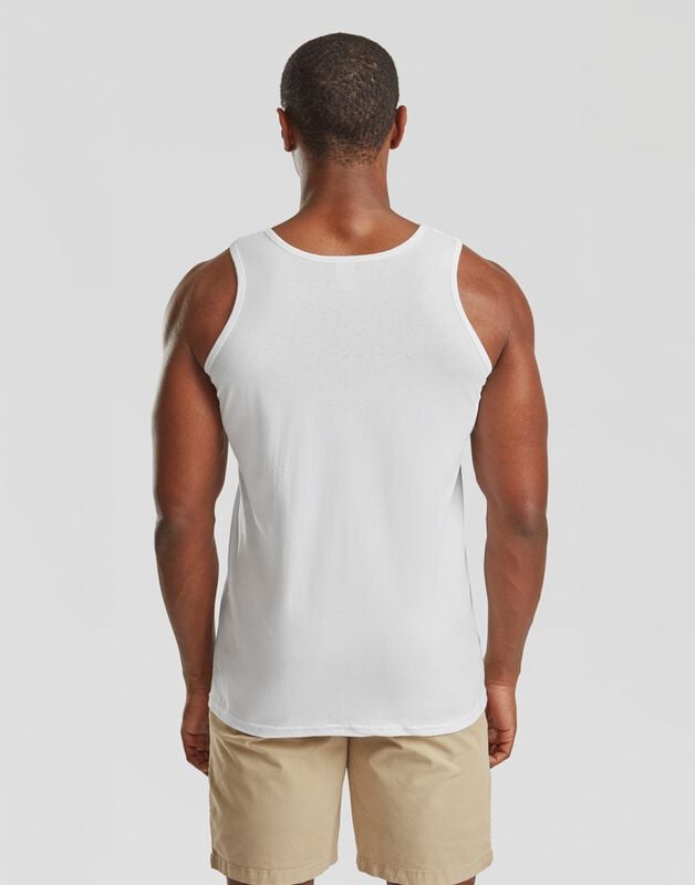 Rock Revival "VALUEWEIGHT ATHLETIC VEST" Tanktop White By Fruit Of The Loom