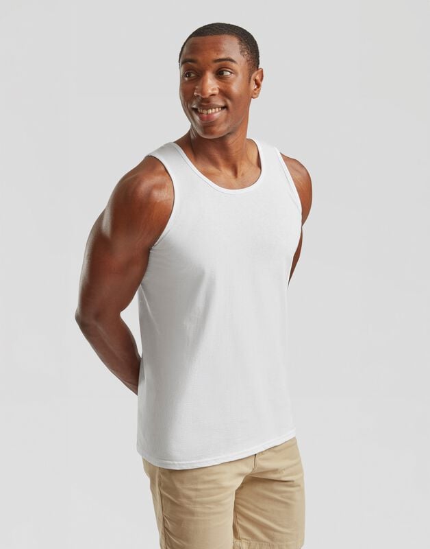 rock revival "VALUEWEIGHT ATHLETIC VEST" Tanktop white by Fruit Of The Loom