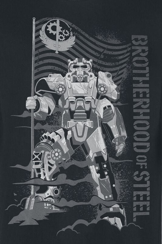 Rock Revival "Vault 33 - Steel" T-Shirt Black By Fallout