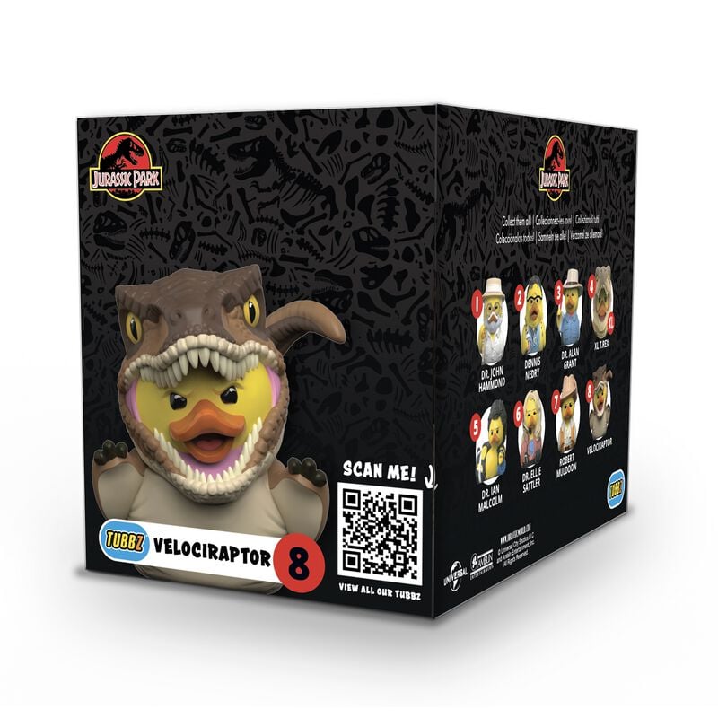Rock Revival "Velociraptor Tubbz (Boxed Edition)" Decoration Articles Multicolour By Jurassic Park