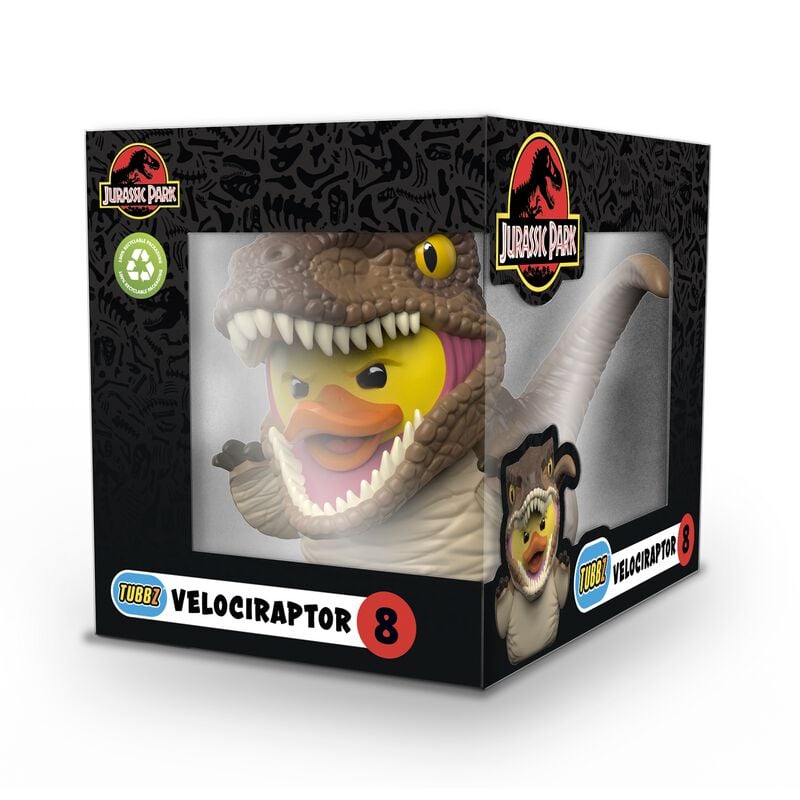 rock revival "Velociraptor Tubbz (Boxed Edition)" Decoration Articles multicolour by Jurassic Park