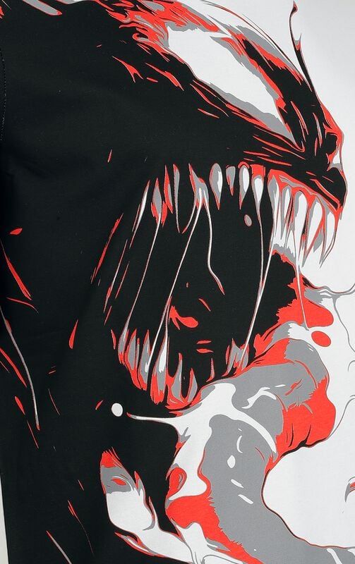 Rock Revival "Venom" T-Shirt White-black By Spider-Man
