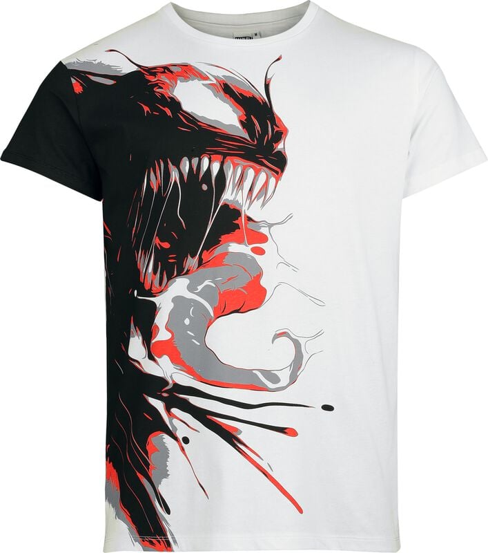 rock revival "Venom" T-Shirt white-black by Spider-Man