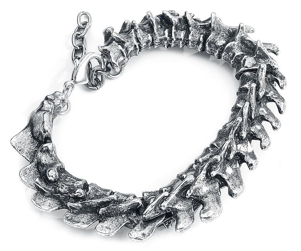 Rock Revival "Vertebrae" Bracelet Silver-coloured By Alchemy Gothic