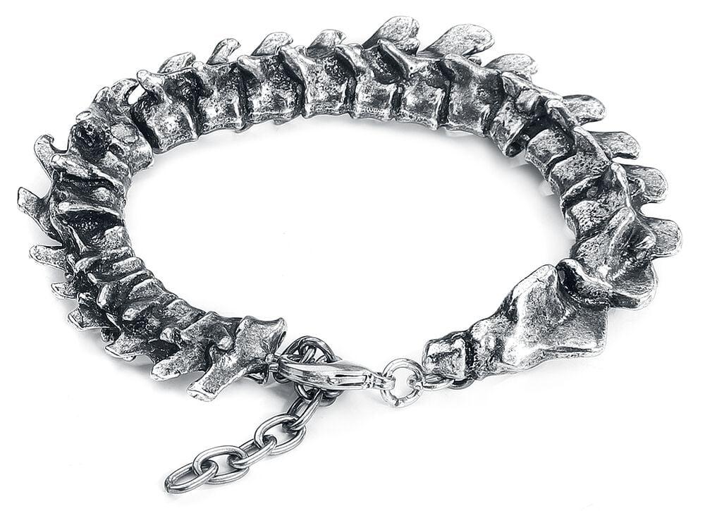 Rock Revival "Vertebrae" Bracelet Silver-coloured By Alchemy Gothic