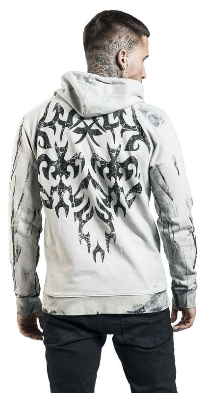 Rock Revival "Verve Tattoo" Hoodie Grey By Outer Vision