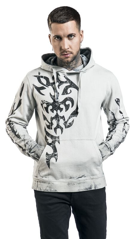 rock revival "Verve Tattoo" Hoodie grey by Outer Vision