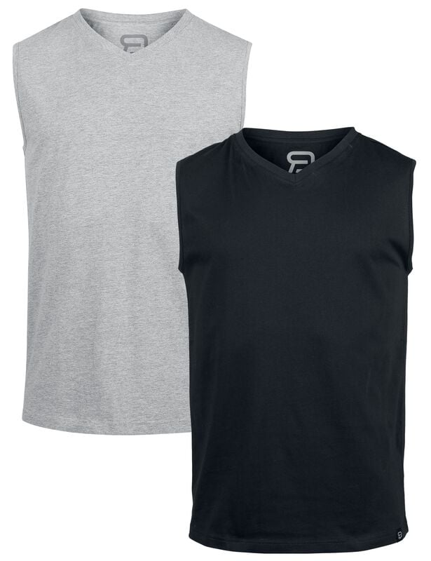 rock revival "Vests (2-pack)" Tanktop black-grey by RED by EMP