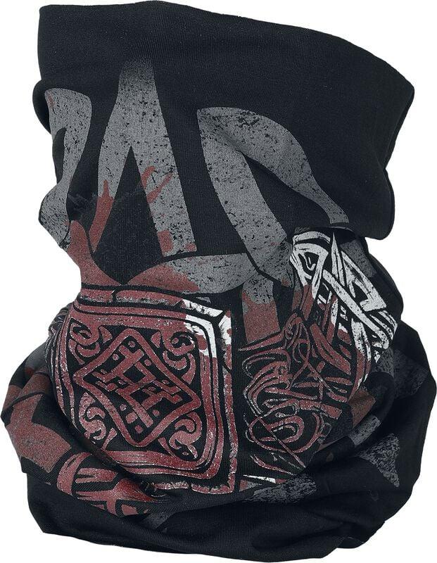 rock revival "Viking Hammer Tube Scarf" Loop Scarf black by Outer Vision