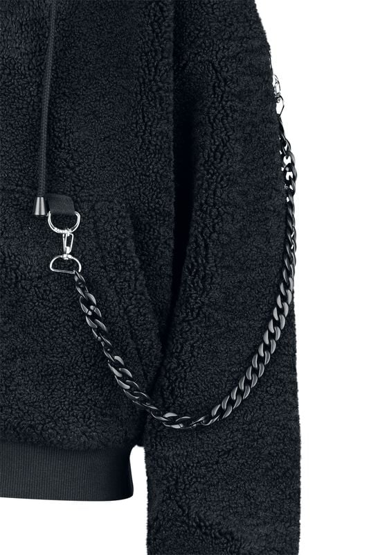 Rock Revival "Vinnie The Bunny Hoodie" Fleece Jacket Black By Banned Alternative