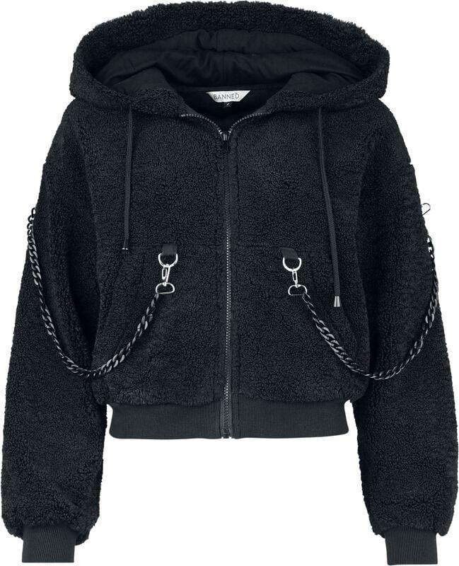 rock revival "Vinnie The Bunny Hoodie" Fleece Jacket black by Banned Alternative