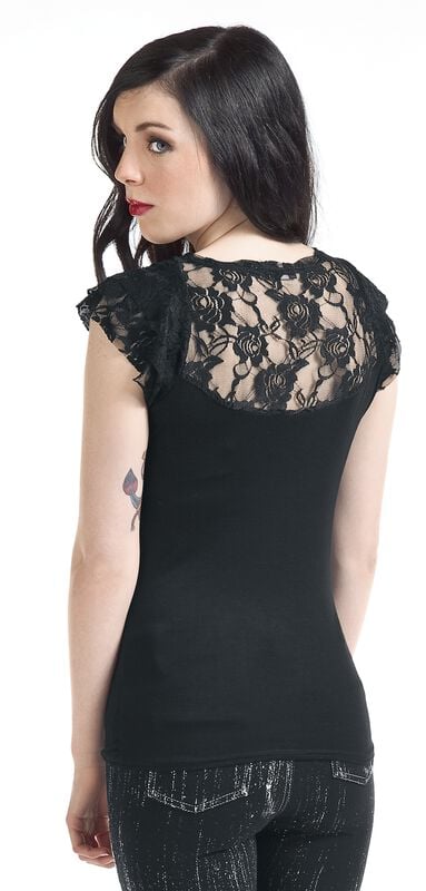Rock Revival "Waisted Corset" T-Shirt Black By Spiral