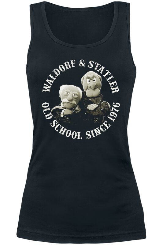 rock revival "Waldorf & Statler - Old School" Tanktop black by The Muppets