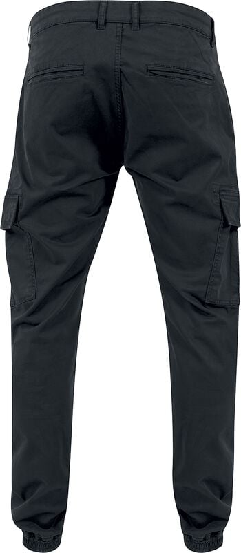 Rock Revival "Washed Cargo Twill Jogging Bottoms" Cargo Trousers Black By Urban Classics