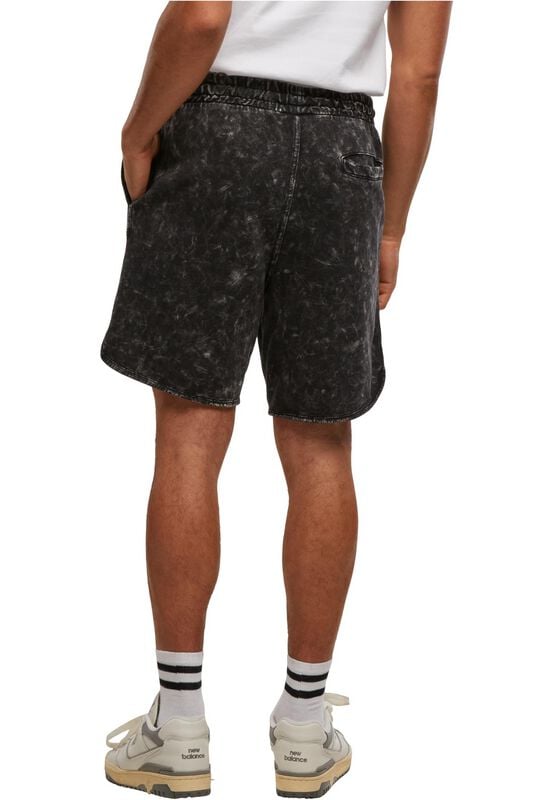 Rock Revival "Washed Piped Shorts" Shorts Black By Urban Classics
