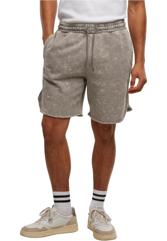 Rock Revival "Washed Piped Shorts" Shorts Grey By Urban Classics