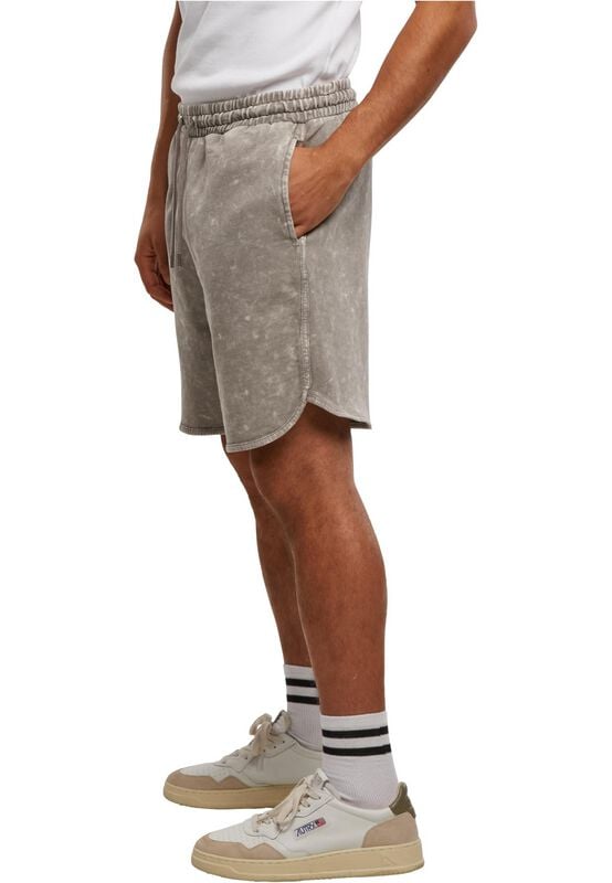 rock revival "Washed Piped Shorts" Shorts grey by Urban Classics
