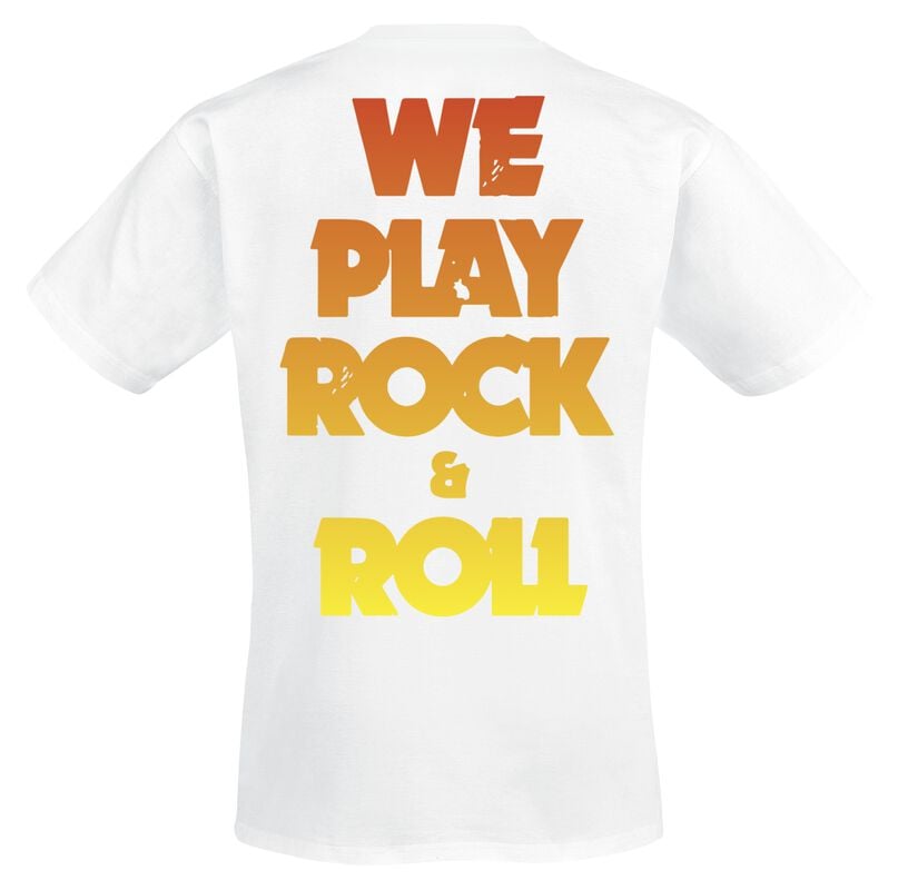 Rock Revival "We Play Rock & Roll" T-Shirt White By Motörhead