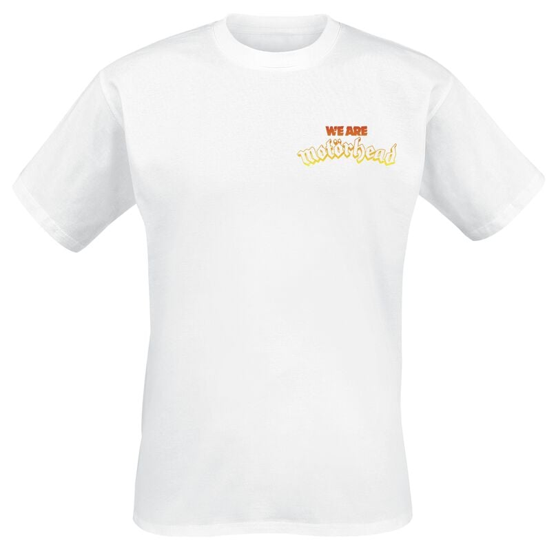 rock revival "We Play Rock & Roll" T-Shirt white by Motörhead