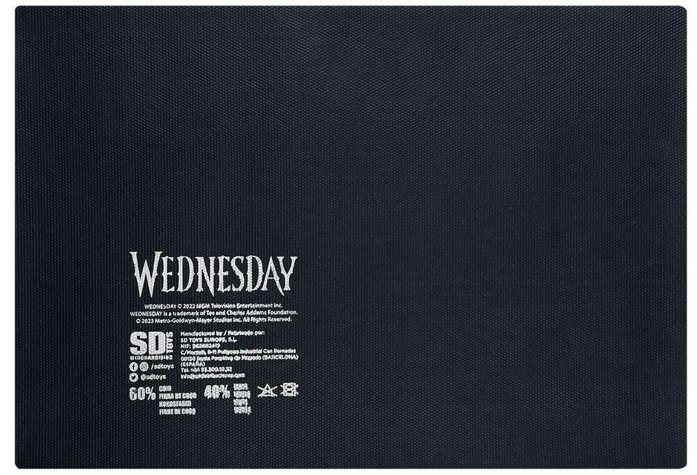 Rock Revival "Wednesday Logo" Door Mat Black-beige By Wednesday