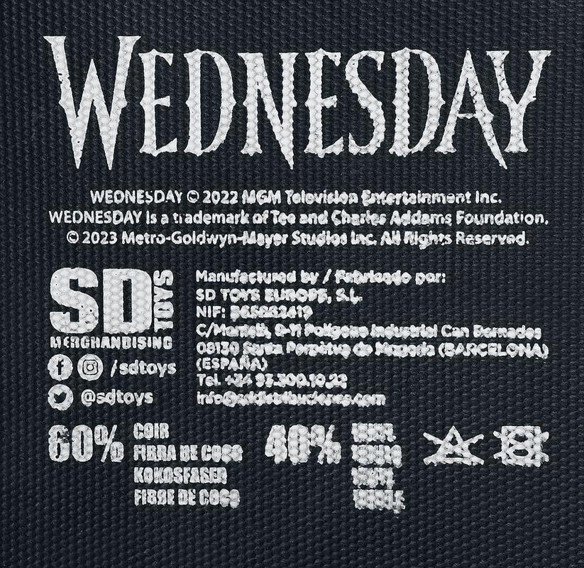 Rock Revival "Wednesday Logo" Door Mat Black-beige By Wednesday