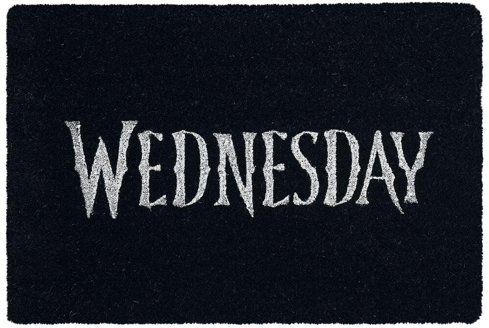 rock revival "Wednesday Logo" Door Mat black-beige by Wednesday
