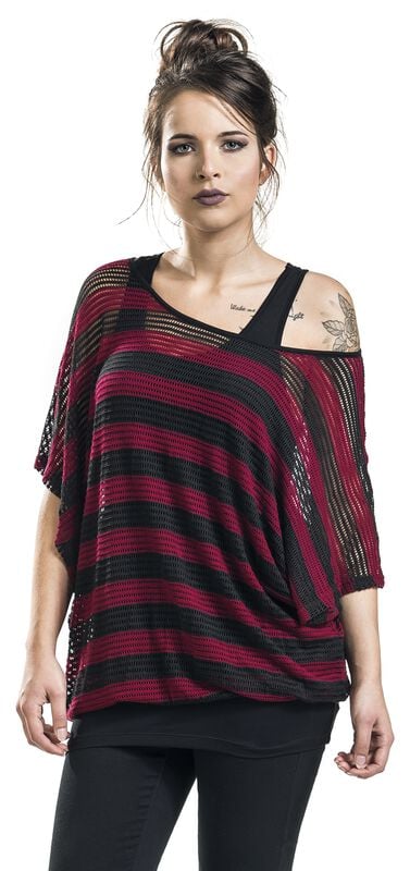 rock revival "When The Heart Rules The Mind" T-Shirt red-black by Black Premium by EMP