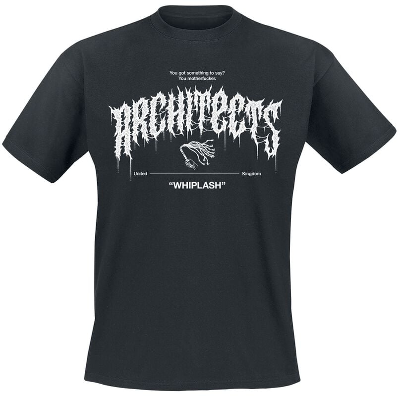 rock revival "Whiplash Crown" T-Shirt black by Architects