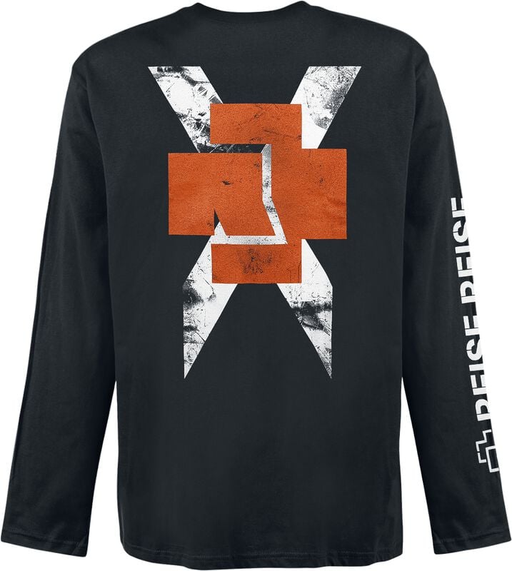 Rock Revival "White Cross" Long-sleeve Shirt Black By Rammstein