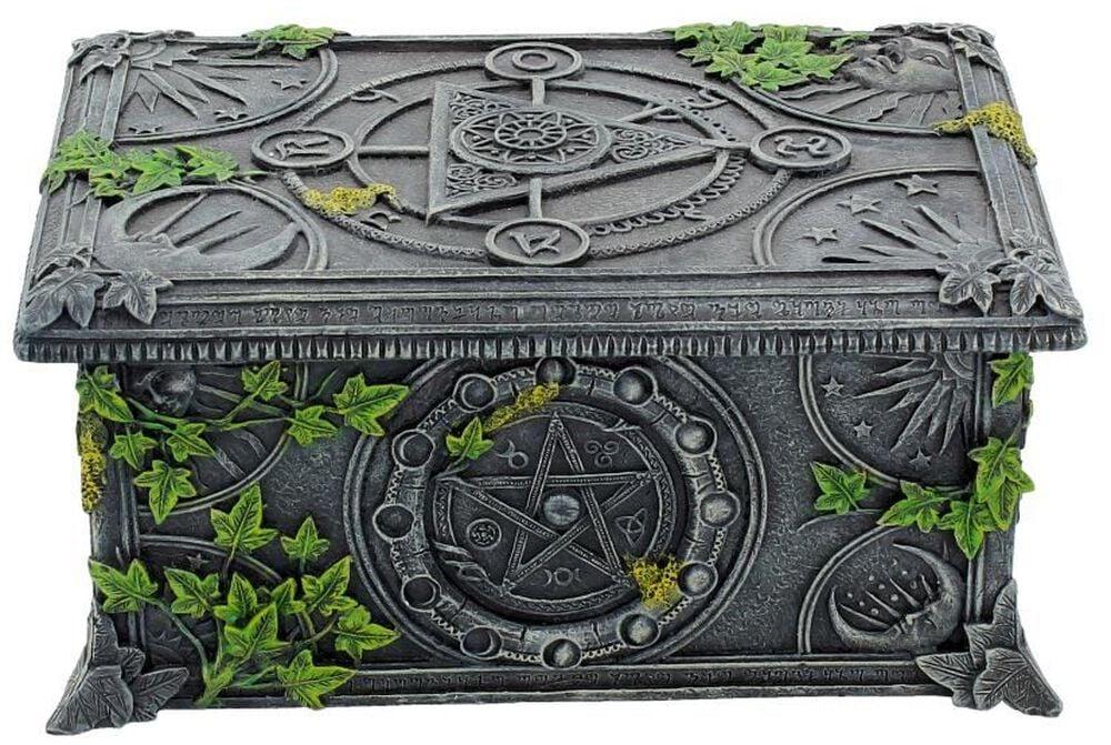 rock revival "Wiccan Pentagram Tarot Box" Decoration Articles by Nemesis Now