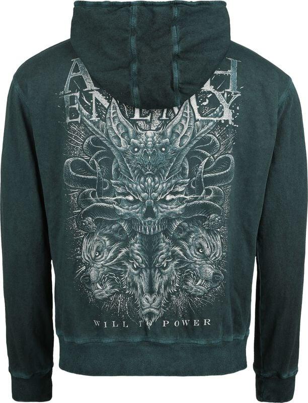 Rock Revival "Will To Power" Hoodie Jacket Dark Green By Arch Enemy