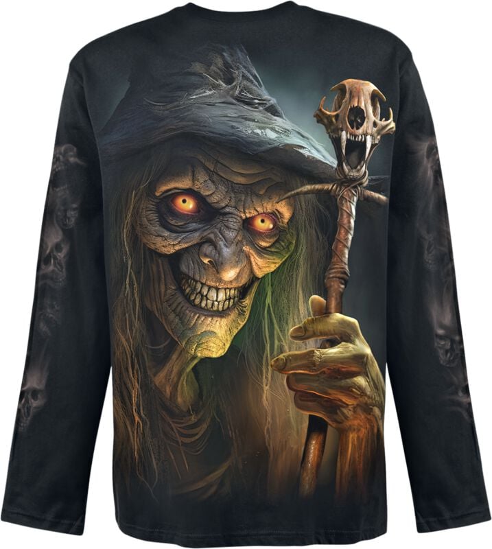 Rock Revival "Witch’s Brew - Long-sleeved Top" Long-sleeve Shirt Black By Spiral