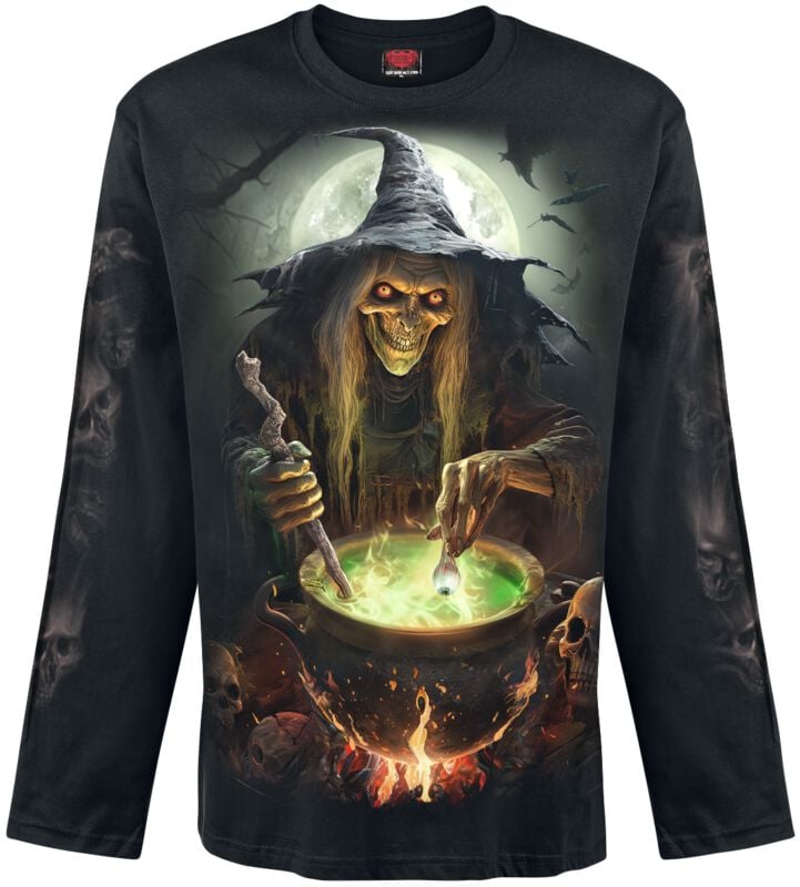 rock revival "Witch’s brew - Long-sleeved Top" Long-sleeve Shirt black by Spiral