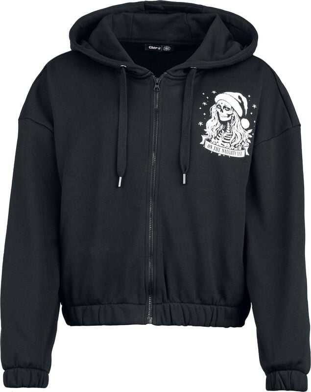 Rock Revival "Xmas" Hoodie Jacket Black By EMP Special Collection